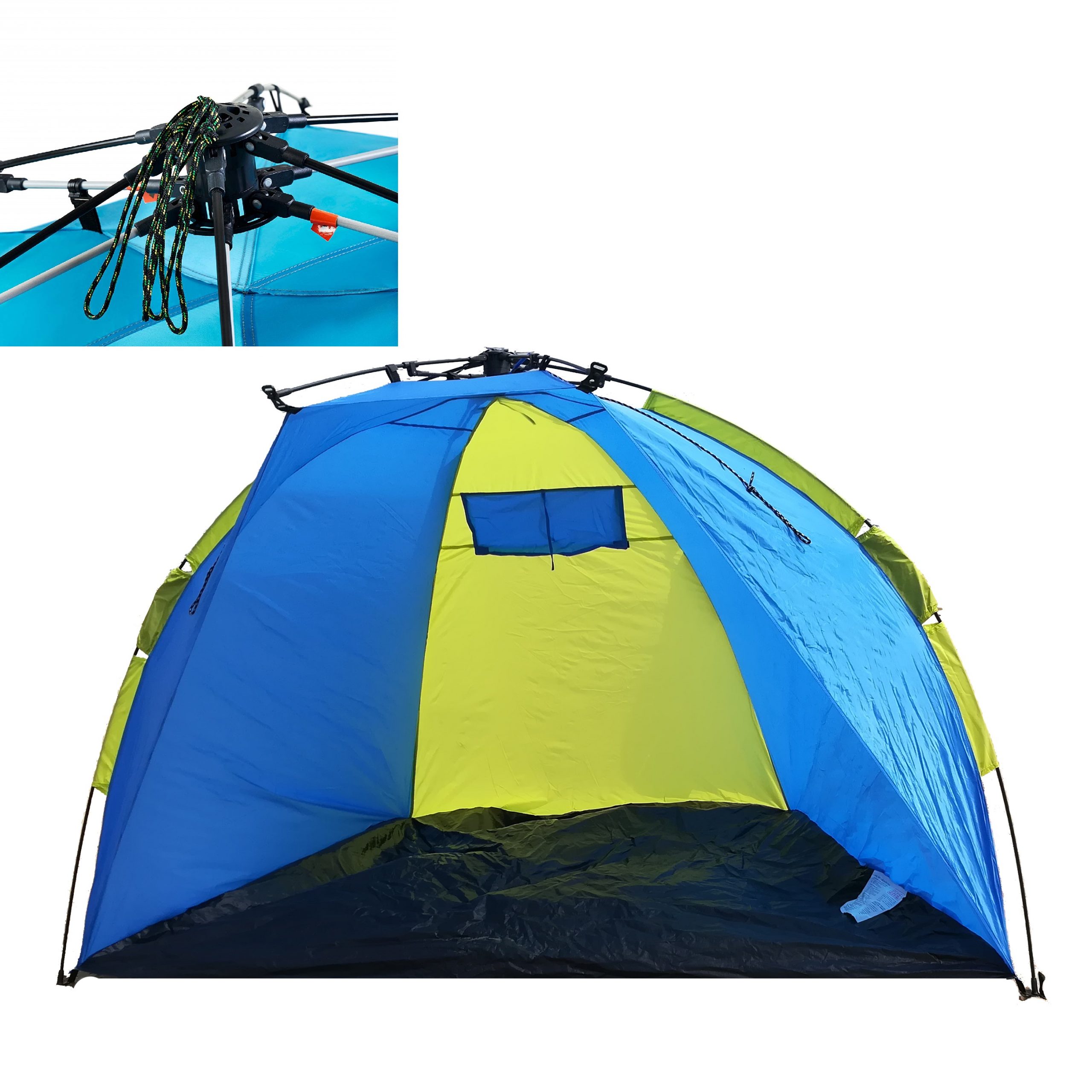 3-4 Person Instant Automatic Beach Tent Sun Shelter | One ...